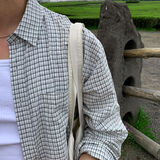 ランディオーバーフィットチェックシャツ