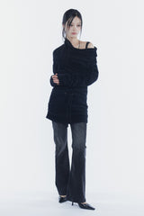 MISTY LOOSE DRESS black