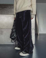 Embler Velvet Track Wide Pants