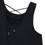 BACK RIBBON DRESS (2 COLORS)