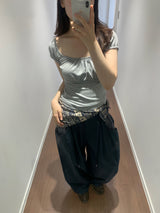 Renee Shirring T-shirt (3color)