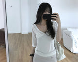 ベイシャーリングTシャツ(2 colors)