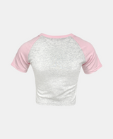 4US Contrast Cropped Tee