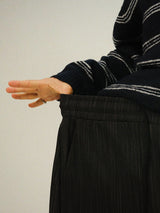 AN Denim Stripe Balloon Banding Pants