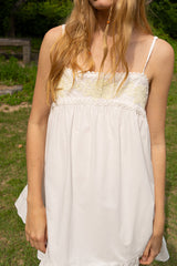Romantic slip dress_ivory