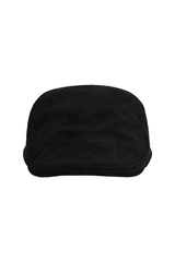 Eco Suede Stud Hunting Cap (Black)     