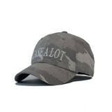 Logo camo ball cap - grey