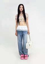 Square Ribbon Crossbody Bag(2colors)