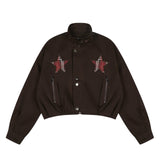 Check Star High-Neck Jacket 233517157