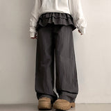Nied レイヤード カンカンスカートパンツ