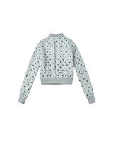 Dot Graphic Windbreaker _ GREY