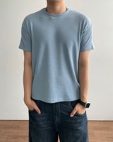 コア クロップド ワッフル ショートスリーブ T