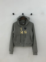 Heart Dot Stripe Hoodie Zip-up