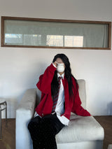[UNISEX] Veloa overfit long sleeve cardigan jacket (3 colors)