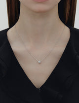 26SS★ Essence Silver (W) Tria Pave Necklace