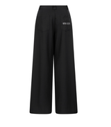 [mnem] Folded Emblem Slacks