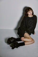 FUR PLATFORM SLIPPERS