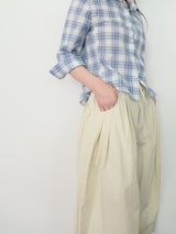 pocket pintuck wide pants