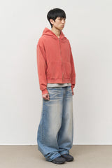 Noven Washed Zip Hoodie