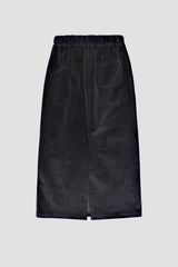 Corduroy maxi skirt, Charcoal