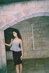 Twinkle tweed top_silver