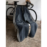 [UNISEX] パラシュートトレーニングデニムパンツ