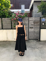 Rose Shirring Skirt
