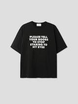 No.1218 アイズレタリングハーフTシャツ