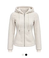 Cozy Boucle Hood Zip-Up