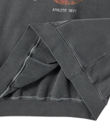 25FW BASKET BALL PIGMENT WIDE HOODIE CHARCOAL