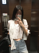 [MADE] Bayren Frill Puff Blouse