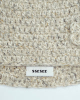 Clover Broach Beanie - L/Grey