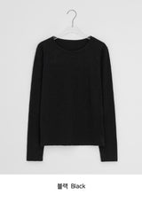 26SS★ [BAONHAUS] Ringchi Layered Span Round T-Shirt