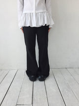 ローライズブーツカットパンツ