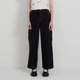 BLACK COLOR CARGO PANTS