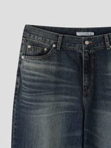 Fill Washed Wide Denim