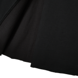 Layered Tied Drape Mermaid Skirt - BLACK