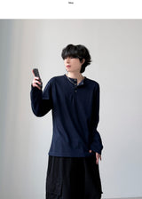 リコヘンリーネックロングスリーブ