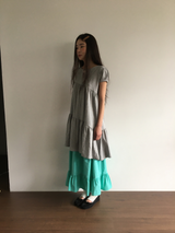 クロス ボタン ドレス (2color)