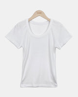 ラピノ Uネック 半袖Tシャツ