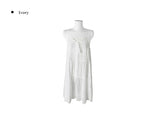 Sento Pintuck Lace Bustier Sleeveless One Piece
