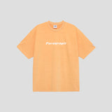 ウォッシュドホワイトロゴTシャツ