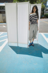 26SS★ OFF-SHOULDER SHIRT LAYERED UNBALANCED T-SHIRT