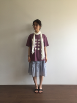 YWD フラワーTシャツ (3color)