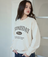 Signature Semi-Crop Sweatshirt_Cream