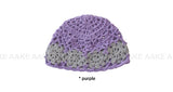 FLOWER CROCHET BEANIE