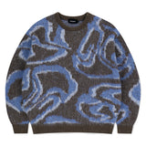 DESTROYED ECLIPSE HAIRY KNIT SWEATER