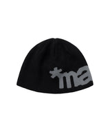 MAH LOGO KNIT BEANIE_BLACK
