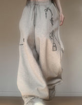 Ravend Tattoo Unisex Training Pants (lightj gray)