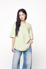 24FWベーシックロゴシーズン3ショートスリーブTシャツ ライトグリーン